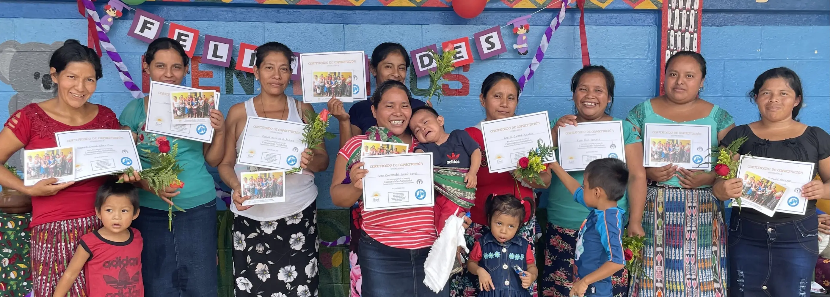 Graduation ceremony for community health education program participants